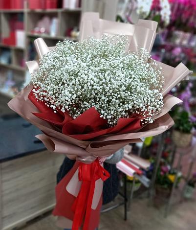 Букет цветов из: Гипсофила в Талдоме