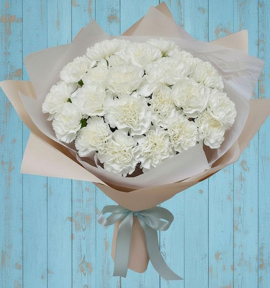 Букет цветов из: Гвоздики в Талдоме