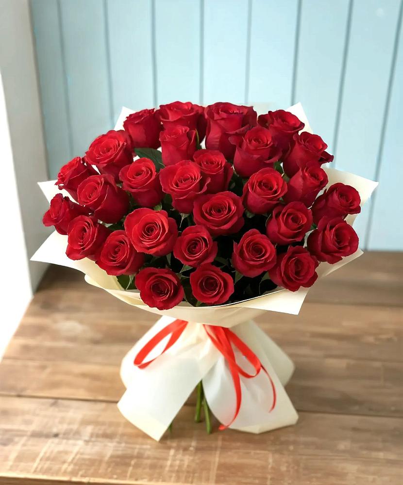 Букет 29 Красных роз в Талдоме