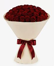 Букет 101 Бордовая роза Блэк Бакарра в Талдоме