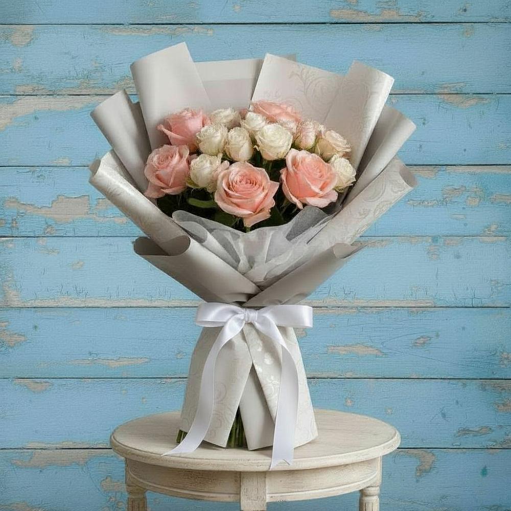 Букет цветов из: Розы в Талдоме