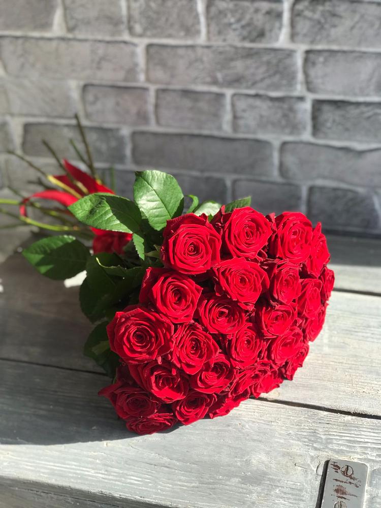 Букет Красные розы Фридом в Талдоме