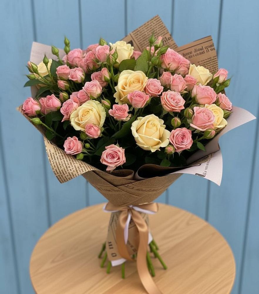 Букет цветов из: Розы в Талдоме