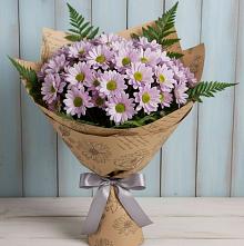 Букет цветов из:  Хризантемы #REPLACE_PRED# Талдоме