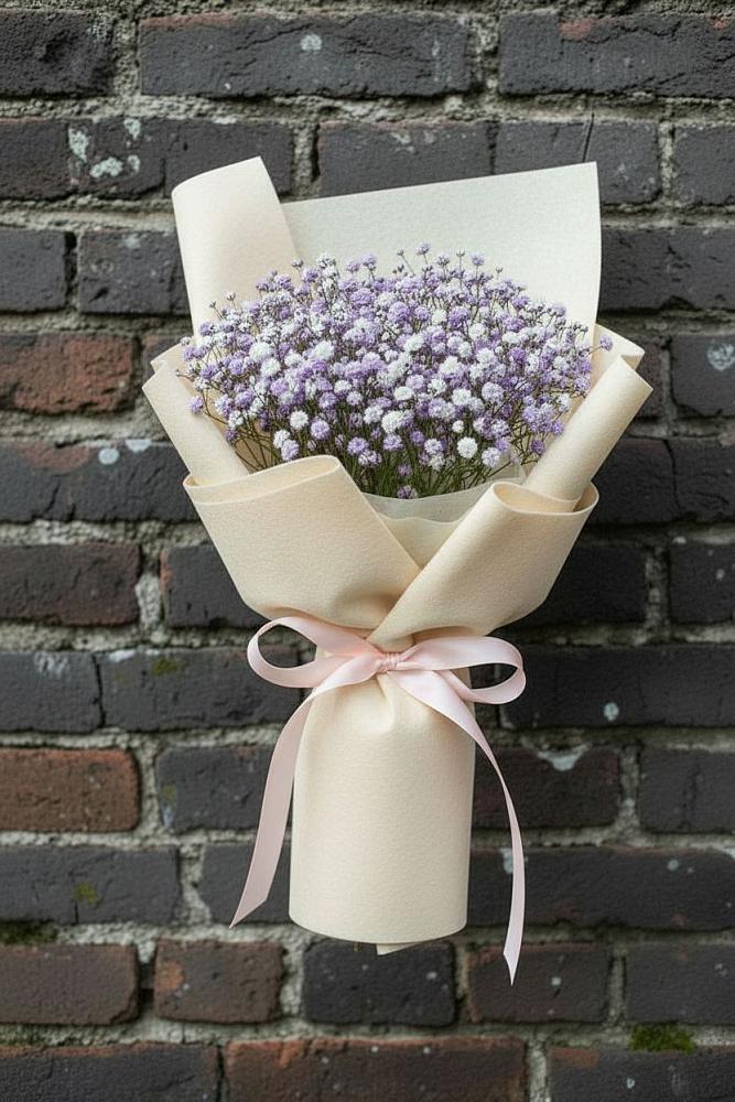 Букет цветов из: Гипсофила в Талдоме