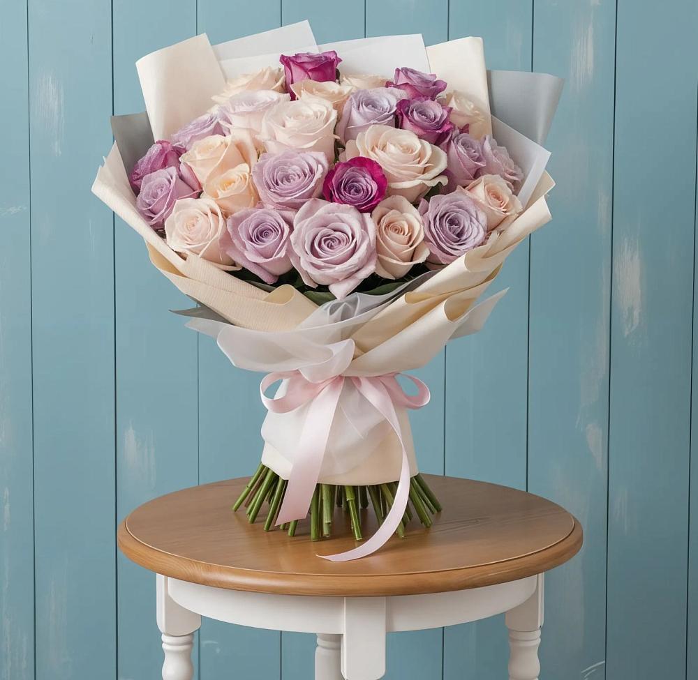 Букет цветов из: Розы в Талдоме