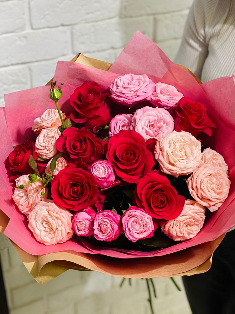 Букет цветов из: Розы в Талдоме