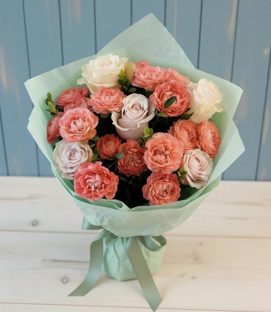 Букет цветов из: Розы в Талдоме