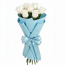 Букет 7 белых роз Проуд #REPLACE_PRED# Талдоме