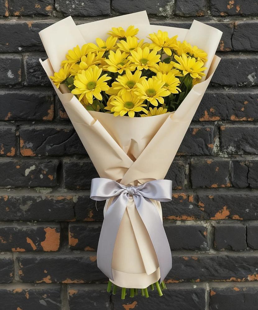 Букет цветов из: Хризантемы в Талдоме