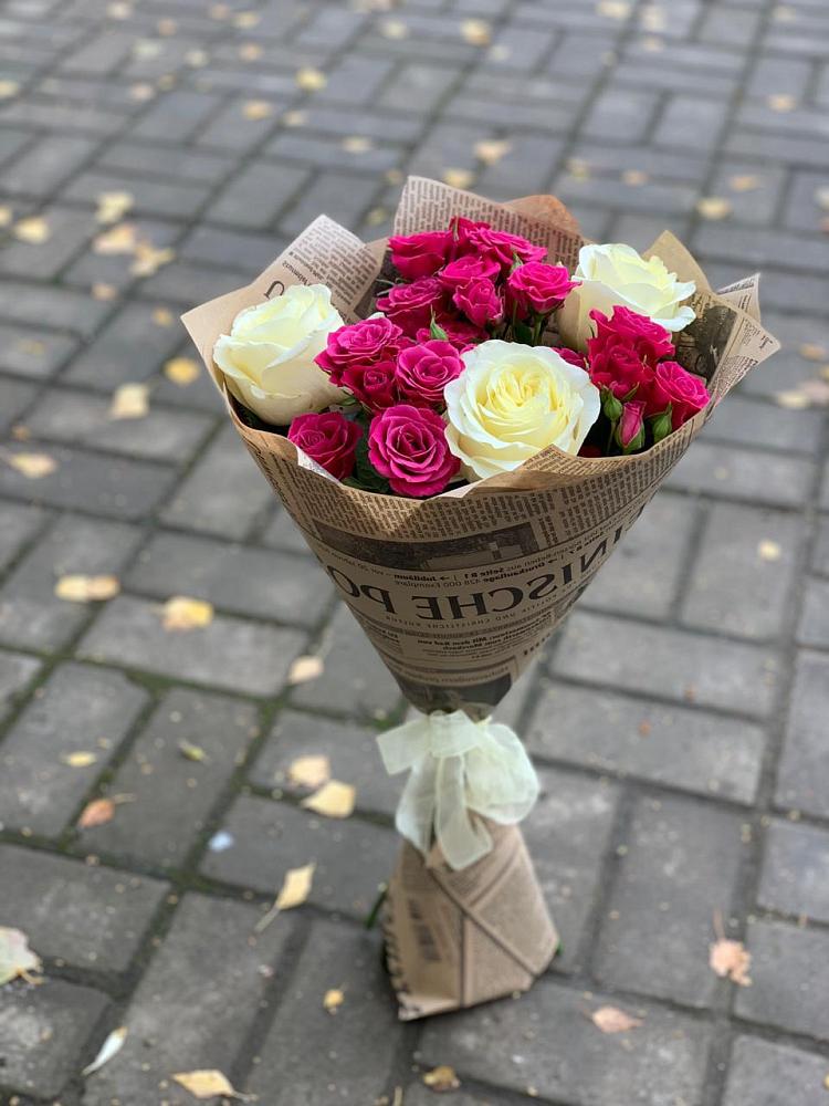 Букет цветов из: Розы в Талдоме