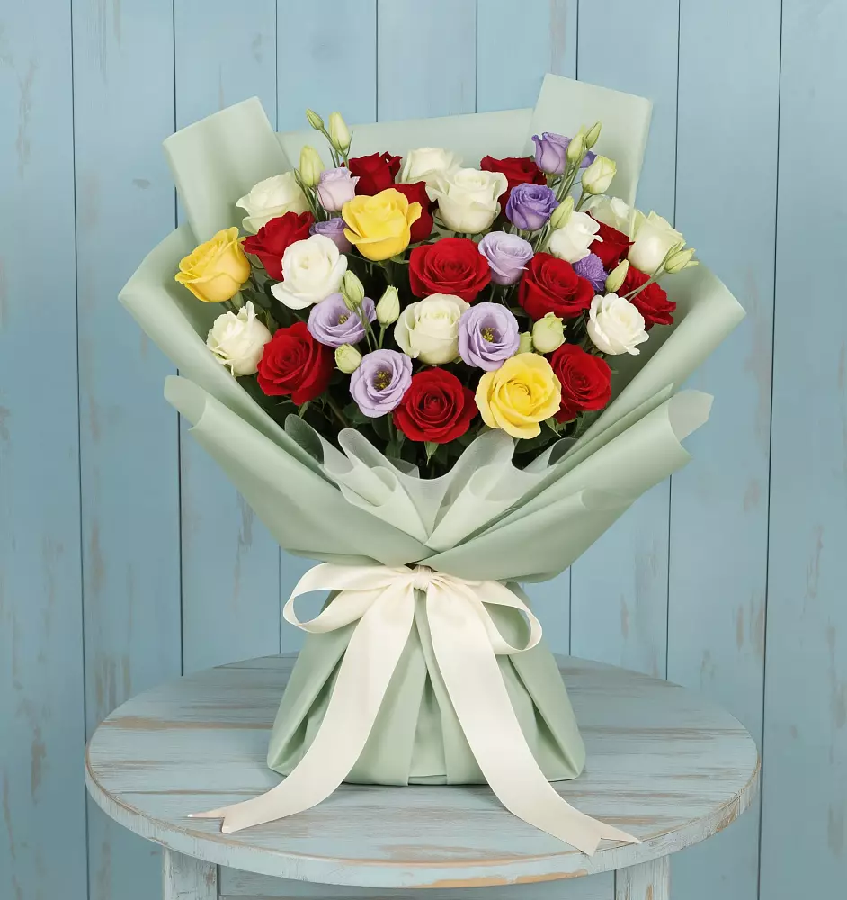 Букет цветов из: Розы в Талдоме