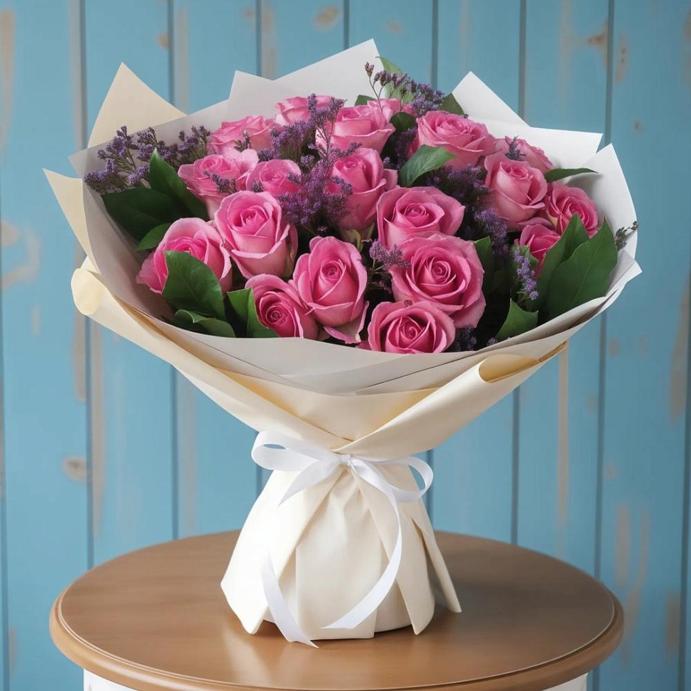 Букет цветов из: Розы в Талдоме