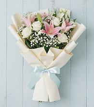 Букет цветов из:  Лилии в Талдоме