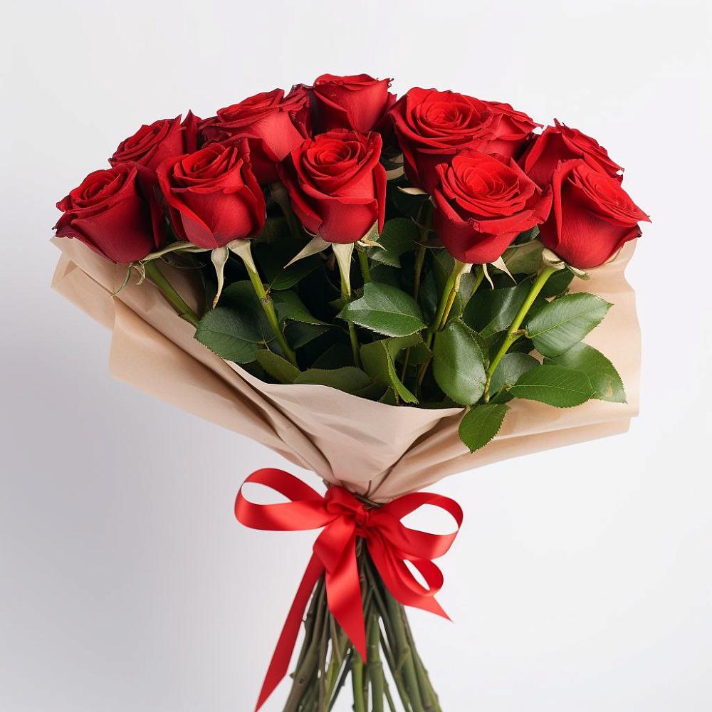 Букет 11 Красных роз Эдлесс Лав в Талдоме